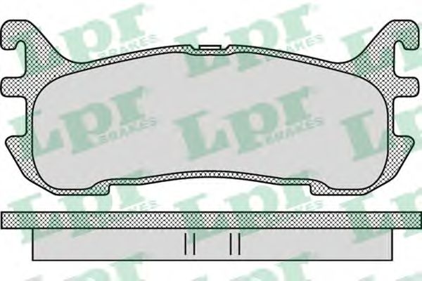 LPR 05P1099 Тормозные колодки задний мост для MAZDA FAMILIA V (Мазда Фамилиа v) LPR 05P1099 Тормозные колодки задний мост для MAZDA FAMILIA V (Мазда Фамилиа v)