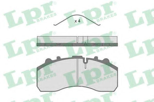 LPR 05P1173 Тормозные колодки для MERCEDES-BENZ ACTROS (Мэрcэдэс-бэнз Аcтрос) LPR 05P1173 Тормозные колодки для MERCEDES-BENZ ACTROS (Мэрcэдэс-бэнз Аcтрос)