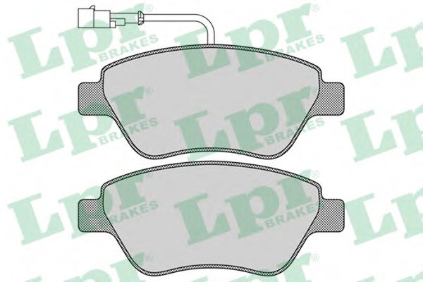 LPR 05P1264 Тормозные колодки передний мост для FIAT 500 C (Фиат 500 c) LPR 05P1264 Тормозные колодки передний мост для FIAT 500 C (Фиат 500 c)