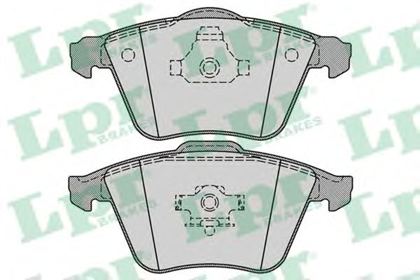 LPR 05P1277 Тормозные колодки передний мост для VOLVO S40 II (Вольво S40 2) LPR 05P1277 Тормозные колодки передний мост для VOLVO S40 II (Вольво S40 2)