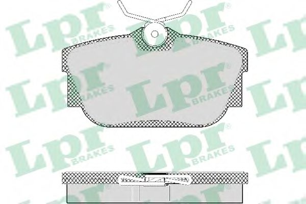 LPR 05P1303 Тормозные колодки задний мост для VOLKSWAGEN (Фольксваген) LPR 05P1303 Тормозные колодки задний мост для VOLKSWAGEN (Фольксваген)