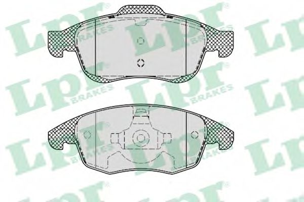 LPR 05P1351 Тормозные колодки передний мост для CITROËN C4 II (CитроËн С4 2) LPR 05P1351 Тормозные колодки передний мост для CITROËN C4 II (CитроËн С4 2)