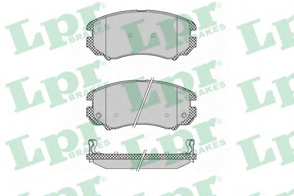 LPR 05P1369 Тормозные колодки передний мост для HYUNDAI SONATA III (Хендай Соната 3) LPR 05P1369 Тормозные колодки передний мост для HYUNDAI SONATA III (Хендай Соната 3)