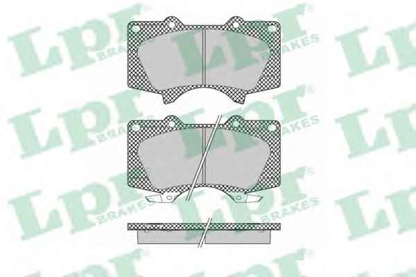 LPR 05P1379 Тормозные колодки передний мост для TOYOTA (FAW) PRADO (Тойота/тоета (фав) Прадо) LPR 05P1379 Тормозные колодки передний мост для TOYOTA (FAW) PRADO (Тойота/тоета (фав) Прадо)