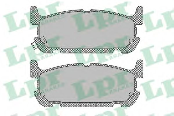 LPR 05P1386 Тормозные колодки задний мост для MAZDA MIATA II (Мазда Миата 2) LPR 05P1386 Тормозные колодки задний мост для MAZDA MIATA II (Мазда Миата 2)