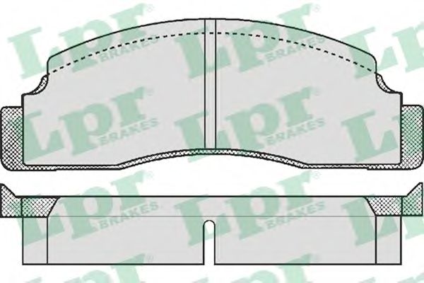 LPR 05P142 Тормозные колодки передний мост для FORD FIESTA (Форд Фиэста) LPR 05P142 Тормозные колодки передний мост для FORD FIESTA (Форд Фиэста)