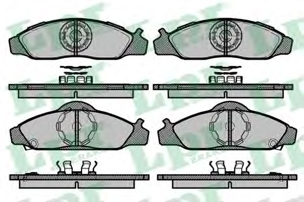 LPR 05P1437 Тормозные колодки передний мост для SSANGYONG MUSSO (Сан-янг/санянг Муссо) LPR 05P1437 Тормозные колодки передний мост для SSANGYONG MUSSO (Сан-янг/санянг Муссо)