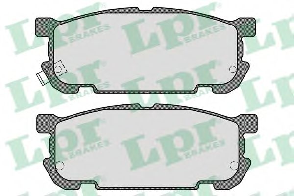LPR 05P1488 Тормозные колодки задний мост для MAZDA MIATA II (Мазда Миата 2) LPR 05P1488 Тормозные колодки задний мост для MAZDA MIATA II (Мазда Миата 2)