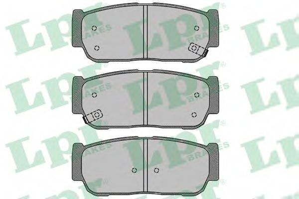 LPR 05P1504 Тормозные колодки многорычажная подвеска для SSANGYONG KYRON (Сан-янг/санянг Кайрон) LPR 05P1504 Тормозные колодки многорычажная подвеска для SSANGYONG KYRON (Сан-янг/санянг Кайрон)