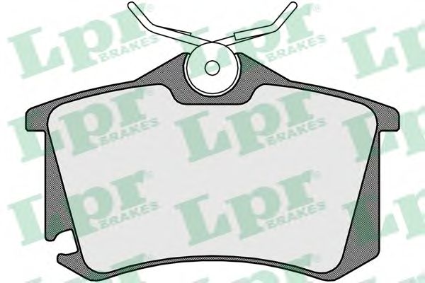LPR 05P1508 Тормозные колодки задний мост для VOLKSWAGEN GOLF V (Фольксваген Гольф 5) LPR 05P1508 Тормозные колодки задний мост для VOLKSWAGEN GOLF V (Фольксваген Гольф 5)