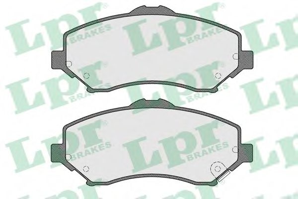 LPR 05P1549 Тормозные колодки передний мост для DODGE JOURNEY (Додж Жоурнэъ) LPR 05P1549 Тормозные колодки передний мост для DODGE JOURNEY (Додж Жоурнэъ)