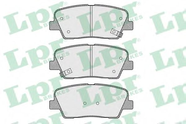 LPR 05P1625 Тормозные колодки задний мост для HYUNDAI GENESIS (Хендай Гэнэсис) LPR 05P1625 Тормозные колодки задний мост для HYUNDAI GENESIS (Хендай Гэнэсис)