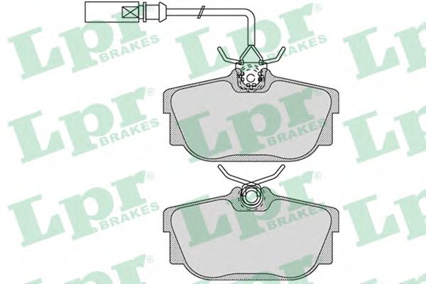 LPR 05P1699 Тормозные колодки задний мост для VOLKSWAGEN (Фольксваген) LPR 05P1699 Тормозные колодки задний мост для VOLKSWAGEN (Фольксваген)