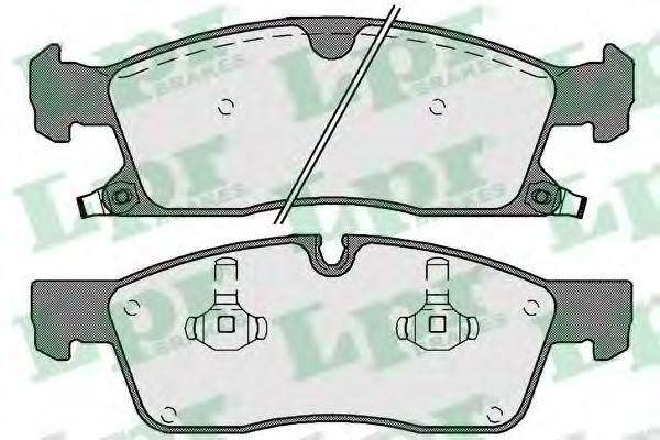 LPR 05P1749 Тормозные колодки передний мост для JEEP GRAND CHEROKEE IV (Джип Гранд чироки 4) LPR 05P1749 Тормозные колодки передний мост для JEEP GRAND CHEROKEE IV (Джип Гранд чироки 4)