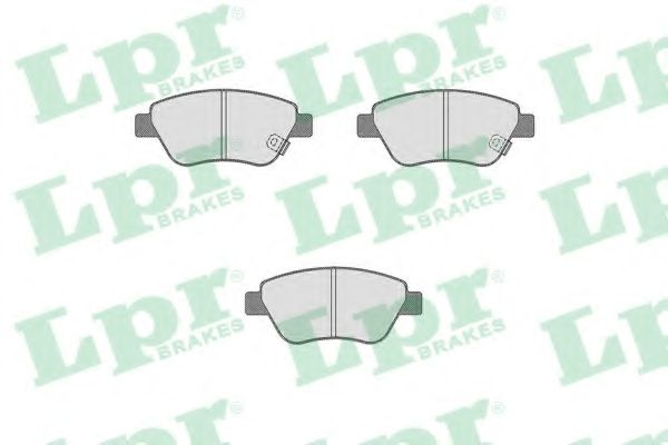 LPR 05P1815 Тормозные колодки передний мост для OPEL ADAM (Опель Адам) LPR 05P1815 Тормозные колодки передний мост для OPEL ADAM (Опель Адам)