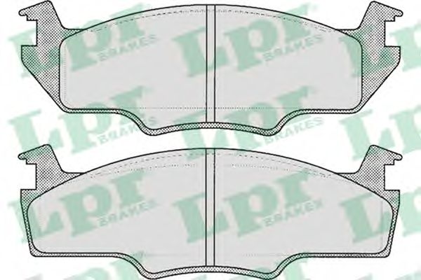 LPR 05P226 Тормозные колодки передний мост для VOLKSWAGEN SCIROCCO (Фольксваген Сcироccо) LPR 05P226 Тормозные колодки передний мост для VOLKSWAGEN SCIROCCO (Фольксваген Сcироccо)