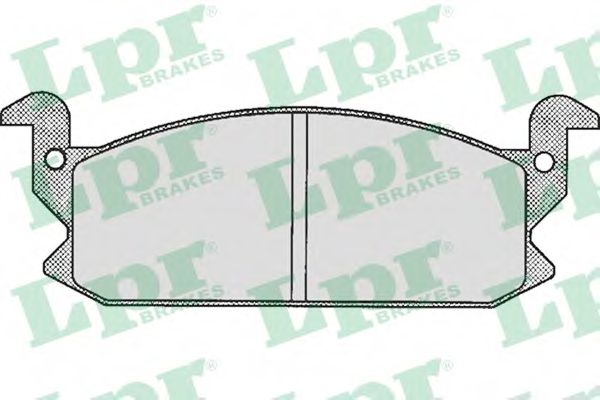 LPR 05P257 Тормозные колодки передний мост для DAIHATSU CHARADE II (Дайхатсу Чарадэ 2) LPR 05P257 Тормозные колодки передний мост для DAIHATSU CHARADE II (Дайхатсу Чарадэ 2)