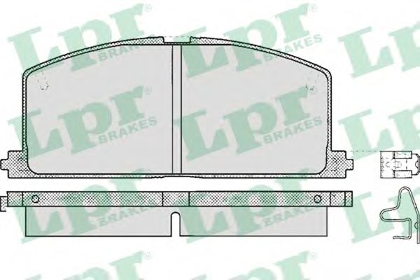 LPR 05P268 Тормозные колодки передний мост для TOYOTA PASEO (Тойота/тоета Пасэо) LPR 05P268 Тормозные колодки передний мост для TOYOTA PASEO (Тойота/тоета Пасэо)