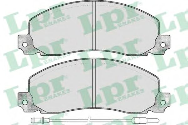 LPR 05P278 Тормозные колодки передний мост для OPEL ARENA (Опель Арэна) LPR 05P278 Тормозные колодки передний мост для OPEL ARENA (Опель Арэна)