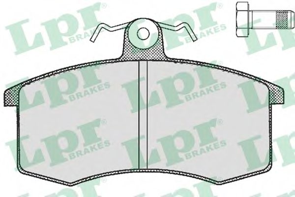LPR 05P288 Тормозные колодки передний мост для ZAZ (Заз) LPR 05P288 Тормозные колодки передний мост для ZAZ (Заз)