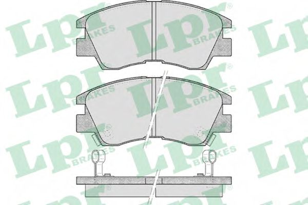 LPR 05P315 Тормозные колодки передний мост для MITSUBISHI L 300 STARWAGON (Митсубиши/митсубиси Л 300 старвагон) LPR 05P315 Тормозные колодки передний мост для MITSUBISHI L 300 STARWAGON (Митсубиши/митсубиси Л 300 старвагон)