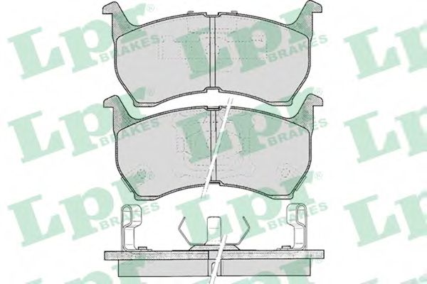 LPR 05P371 Тормозные колодки передний мост для MAZDA 626 II (Мазда 626 2) LPR 05P371 Тормозные колодки передний мост для MAZDA 626 II (Мазда 626 2)