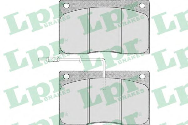 LPR 05P372 Тормозные колодки передний мост для RENAULT MASTER I (Рено Мастэр и) LPR 05P372 Тормозные колодки передний мост для RENAULT MASTER I (Рено Мастэр и)