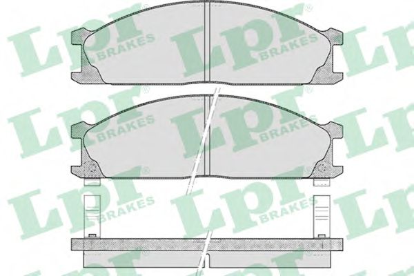 LPR 05P378 Тормозные колодки передний мост для NISSAN PICKUP III (Ниссан Пиcкуп 3) LPR 05P378 Тормозные колодки передний мост для NISSAN PICKUP III (Ниссан Пиcкуп 3)