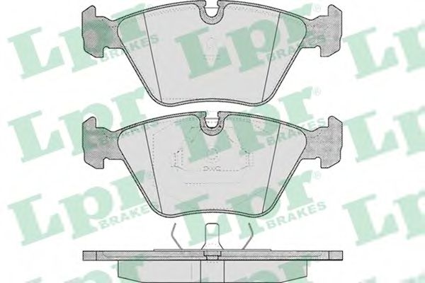 LPR 05P417 Тормозные колодки передний мост для JAGUAR VANDEN PLAS (Ягуар Vандэн плас) LPR 05P417 Тормозные колодки передний мост для JAGUAR VANDEN PLAS (Ягуар Vандэн плас)