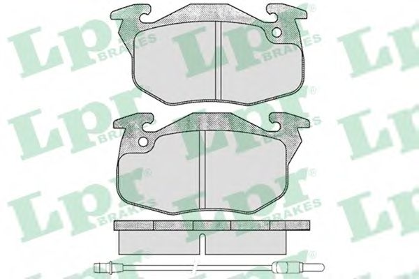 LPR 05P435 Тормозные колодки передний мост для RENAULT SUPER 5 (Рено Супэр 5) LPR 05P435 Тормозные колодки передний мост для RENAULT SUPER 5 (Рено Супэр 5)