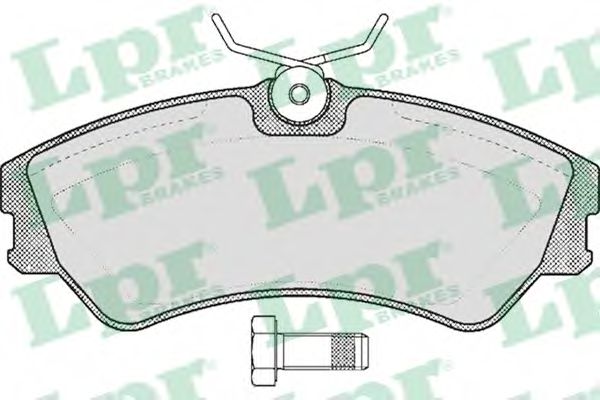 LPR 05P439 Тормозные колодки передний мост для VOLKSWAGEN (Фольксваген) LPR 05P439 Тормозные колодки передний мост для VOLKSWAGEN (Фольксваген)