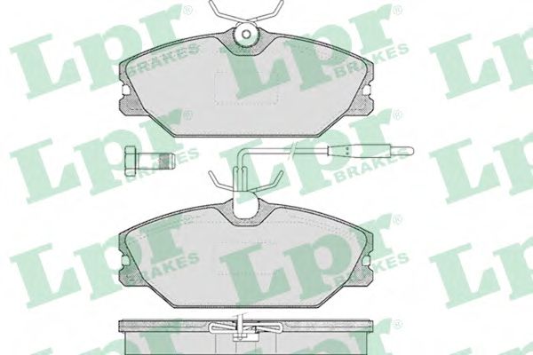 LPR 05P445 Тормозные колодки передний мост для RENAULT SAFRANE (Рено Сафранэ) LPR 05P445 Тормозные колодки передний мост для RENAULT SAFRANE (Рено Сафранэ)