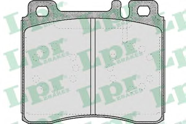 LPR 05P446 Комплект тормозных колодок, дисковый тормоз<br >передний мост 