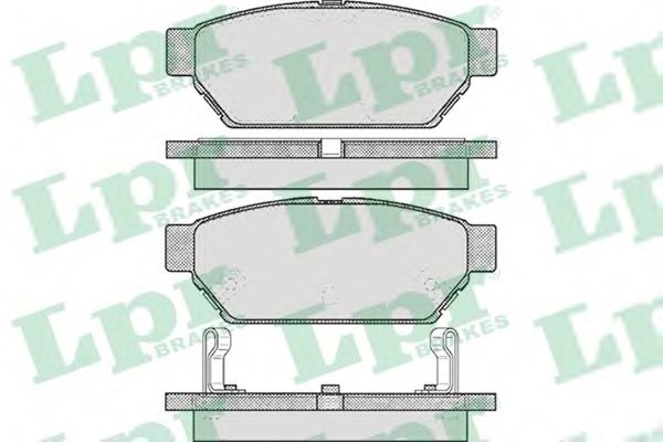 LPR 05P547 Тормозные колодки задний мост для MITSUBISHI MIRAGE (Митсубиши/митсубиси Мирагэ) LPR 05P547 Тормозные колодки задний мост для MITSUBISHI MIRAGE (Митсубиши/митсубиси Мирагэ)