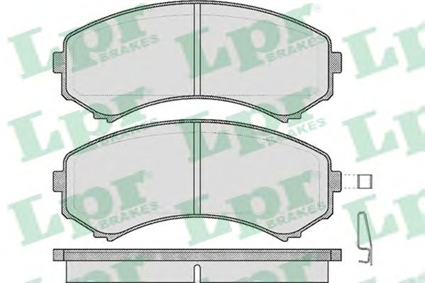 LPR 05P569 Тормозные колодки передний мост для MAZDA BONGO FREDA (Мазда Бонго фрэда) LPR 05P569 Тормозные колодки передний мост для MAZDA BONGO FREDA (Мазда Бонго фрэда)