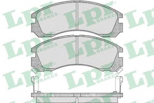 LPR 05P578 Тормозные колодки передний мост для MITSUBISHI SIGMA (Митсубиши/митсубиси Сигма) LPR 05P578 Тормозные колодки передний мост для MITSUBISHI SIGMA (Митсубиши/митсубиси Сигма)
