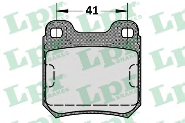 LPR 05P584 Тормозные колодки задний мост для OPEL OMEGA A (Опель Омэга а) LPR 05P584 Тормозные колодки задний мост для OPEL OMEGA A (Опель Омэга а)