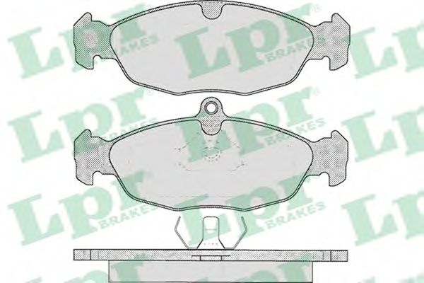 LPR 05P599 Тормозные колодки передний мост для DAEWOO LANOS / SENS (Дэу Ланос / сэнс) LPR 05P599 Тормозные колодки передний мост для DAEWOO LANOS / SENS (Дэу Ланос / сэнс)