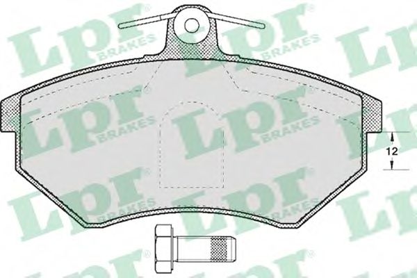 LPR 05P600 Тормозные колодки передний мост для AUDI 90 (Ауди 90) LPR 05P600 Тормозные колодки передний мост для AUDI 90 (Ауди 90)