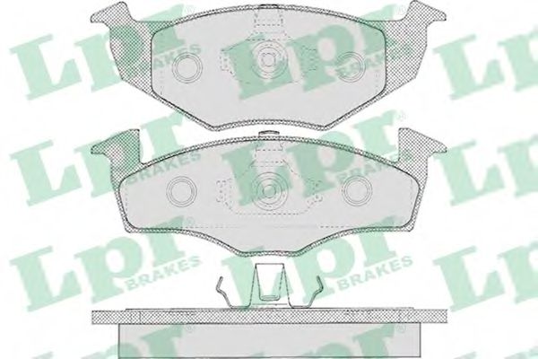 LPR 05P627 Тормозные колодки передний мост для SEAT TOLEDO (Сеат Толэдо) LPR 05P627 Тормозные колодки передний мост для SEAT TOLEDO (Сеат Толэдо)