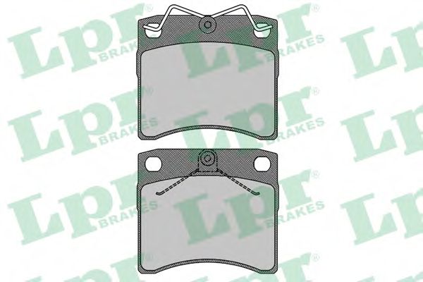 LPR 05P631 Тормозные колодки для VOLKSWAGEN (Фольксваген) LPR 05P631 Тормозные колодки для VOLKSWAGEN (Фольксваген)
