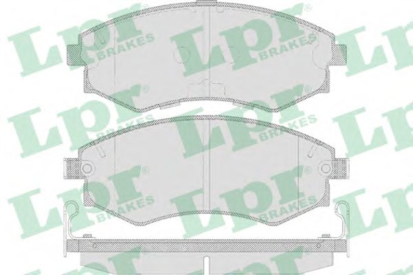 LPR 05P640 Тормозные колодки суппорт тормоза (1 поршень) для SSANGYONG REXTON (Сан-янг/санянг Рекстон) LPR 05P640 Тормозные колодки суппорт тормоза (1 поршень) для SSANGYONG REXTON (Сан-янг/санянг Рекстон)