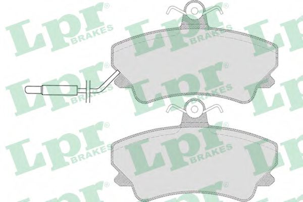 LPR 05P653 Комплект тормозных колодок, дисковый тормоз<br >передний мост 