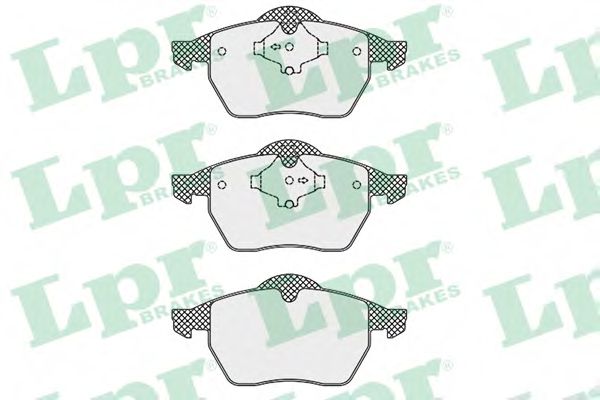 LPR 05P669 Тормозные колодки передний мост для VOLKSWAGEN (Фольксваген) LPR 05P669 Тормозные колодки передний мост для VOLKSWAGEN (Фольксваген)