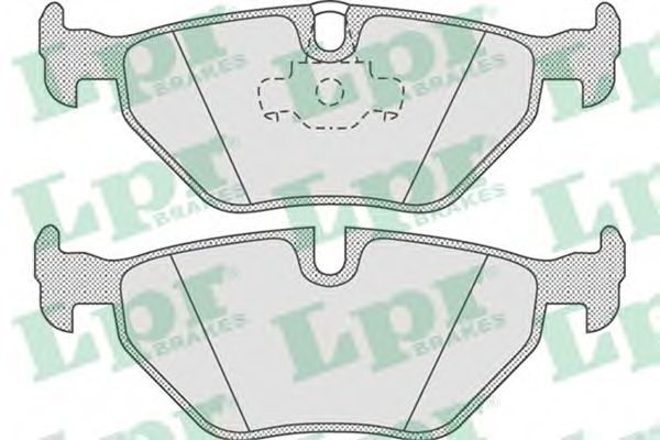 LPR 05P675 Тормозные колодки задний мост для BMW (Бмв) LPR 05P675 Тормозные колодки задний мост для BMW (Бмв)