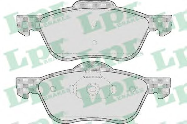 LPR 05P707 Комплект тормозных колодок, дисковый тормоз<br >передний мост 