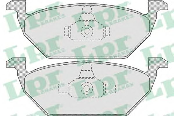 LPR 05P730 Тормозные колодки передний мост для VOLKSWAGEN (Фольксваген) LPR 05P730 Тормозные колодки передний мост для VOLKSWAGEN (Фольксваген)