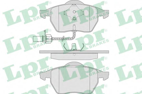 LPR 05P790 Тормозные колодки для VOLKSWAGEN (Фольксваген) LPR 05P790 Тормозные колодки для VOLKSWAGEN (Фольксваген)