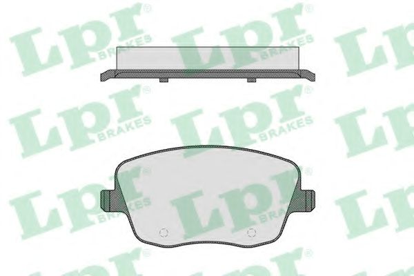 LPR 05P817 Тормозные колодки передний мост для SEAT IBIZA V ST (Сеат Ибица 5 ст) LPR 05P817 Тормозные колодки передний мост для SEAT IBIZA V ST (Сеат Ибица 5 ст)