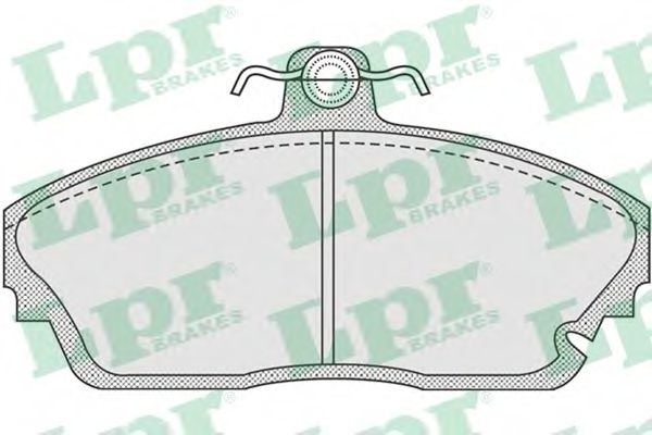 LPR 05P924 Тормозные колодки передний мост для TATA SAFARI (Тата Сафари) LPR 05P924 Тормозные колодки передний мост для TATA SAFARI (Тата Сафари)